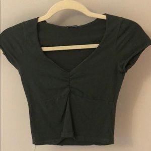 army green gina top